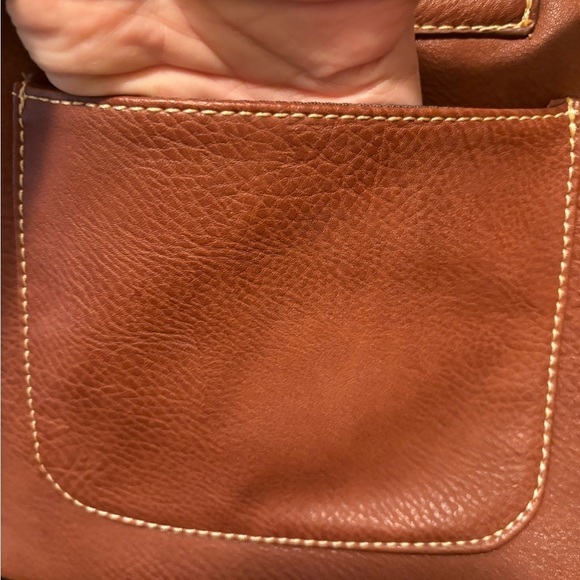 Montana West Trinity Ranch Concealed Carry Fringe Rivets Shoulder Bag Brown - Picture 7 of 10